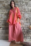 Peruvia Pillow Cotton Nero Smock Top Coral /19=